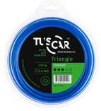 Леска для триммера TUSCAR Triangle Standart 2,4мм*117м